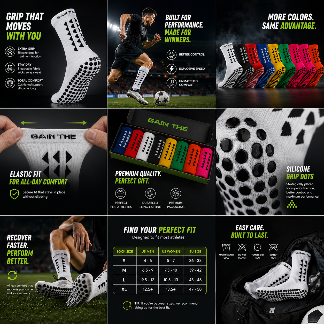 CloudGrip™ Premium Non-Slip Socks